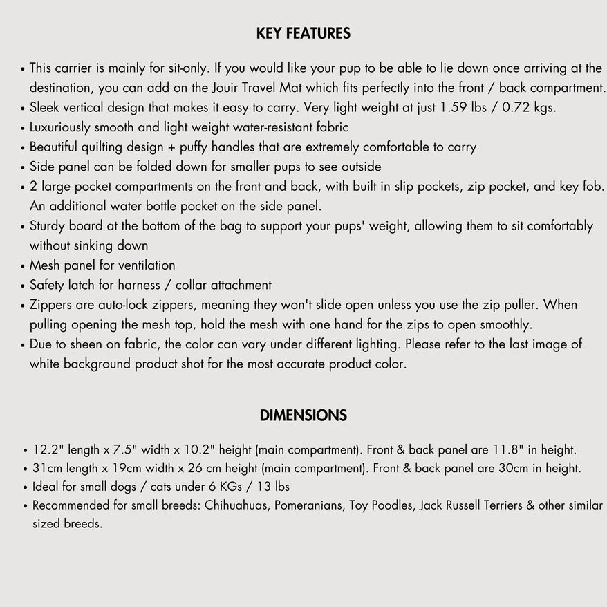 Destination Pet Carrier Tote