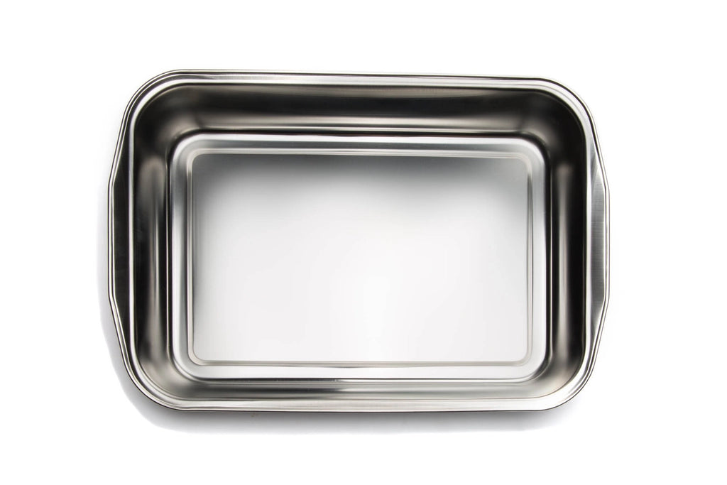 Fox Run Roasting Pan, Stainless Steel, 16.25” X 11” X 2.25”