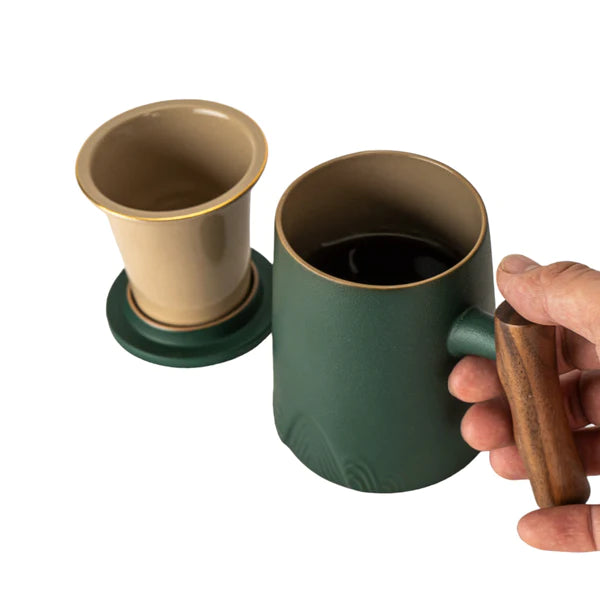 Mugs with Infuser and Lid - 12 Fl.oz.
