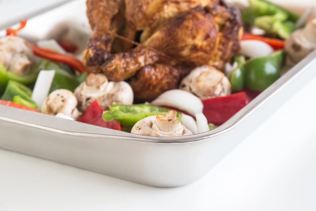 Fox Run Roasting Pan, Stainless Steel, 16.25” X 11” X 2.25”